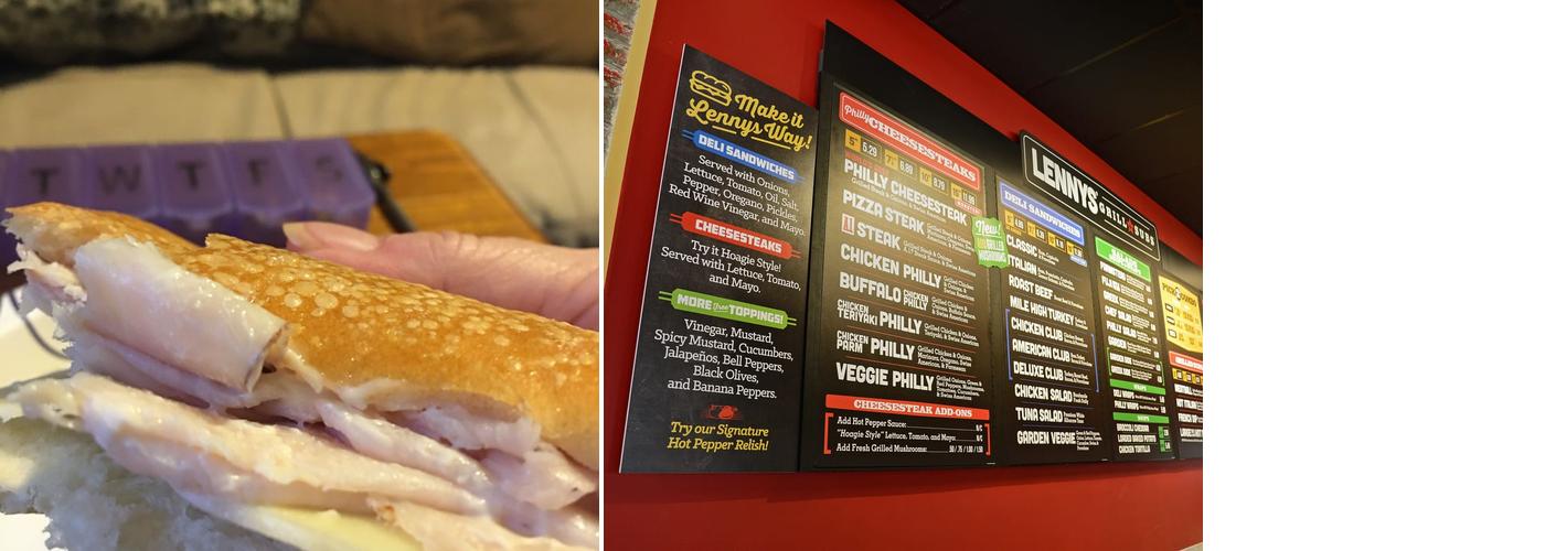 Lennys Grill & Subs Menu