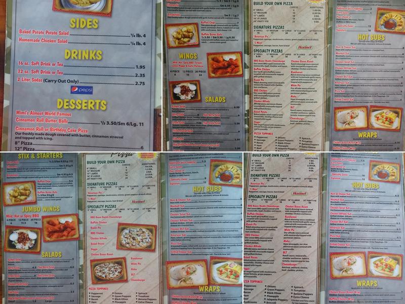 American Pie Pizzeria Menu