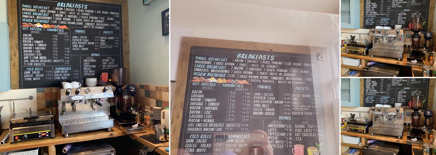 Full Of Beans Cafe Menu