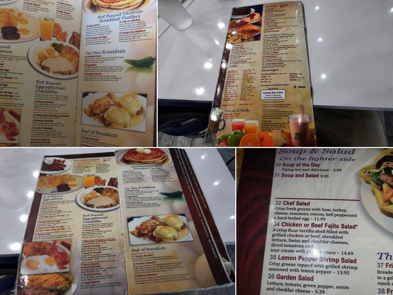 Hot Biscuit Menu
