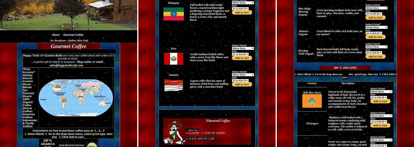 Happy Trails Cafe Menu