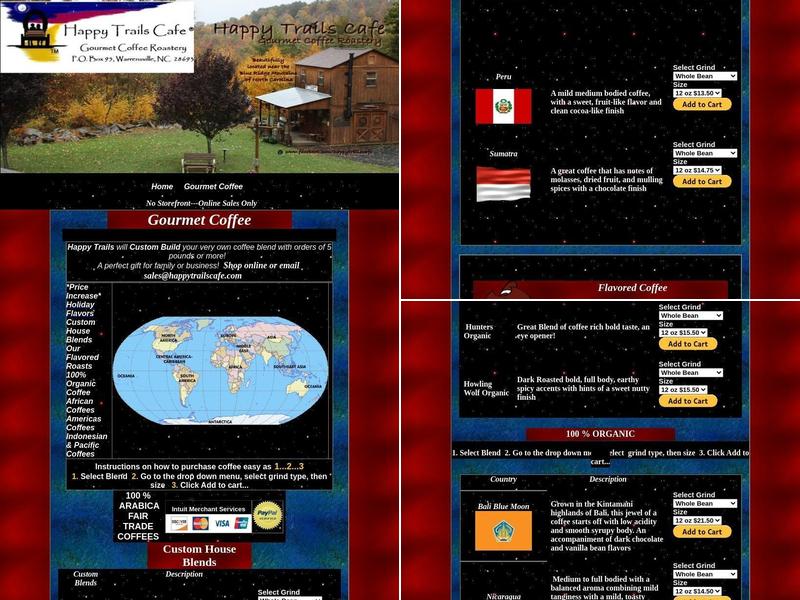 Happy Trails Cafe Menu