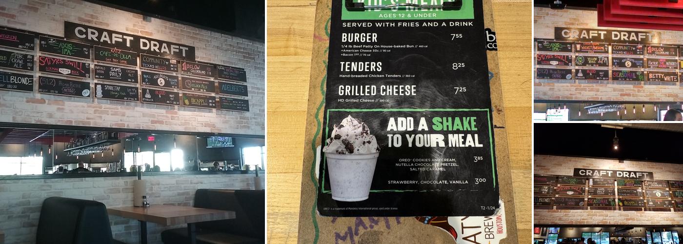 Hopdoddy Burger Bar Menu