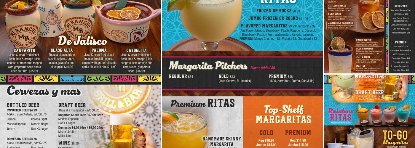 Mi Rancho Spring Menu
