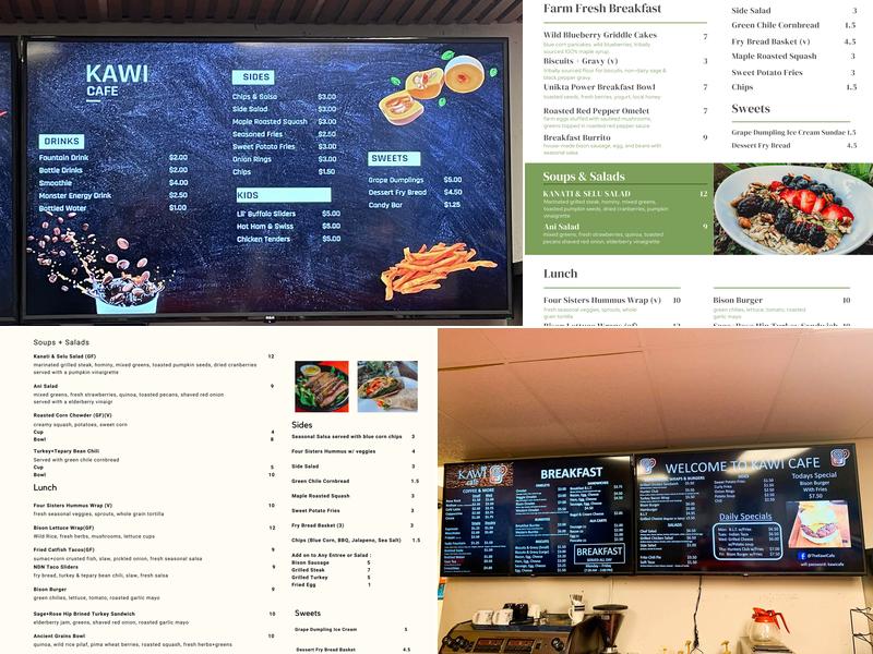 Kawi Cafe Menu