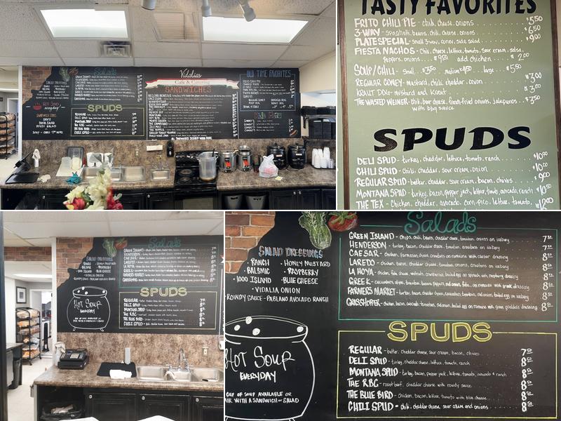 Vidalias Menu