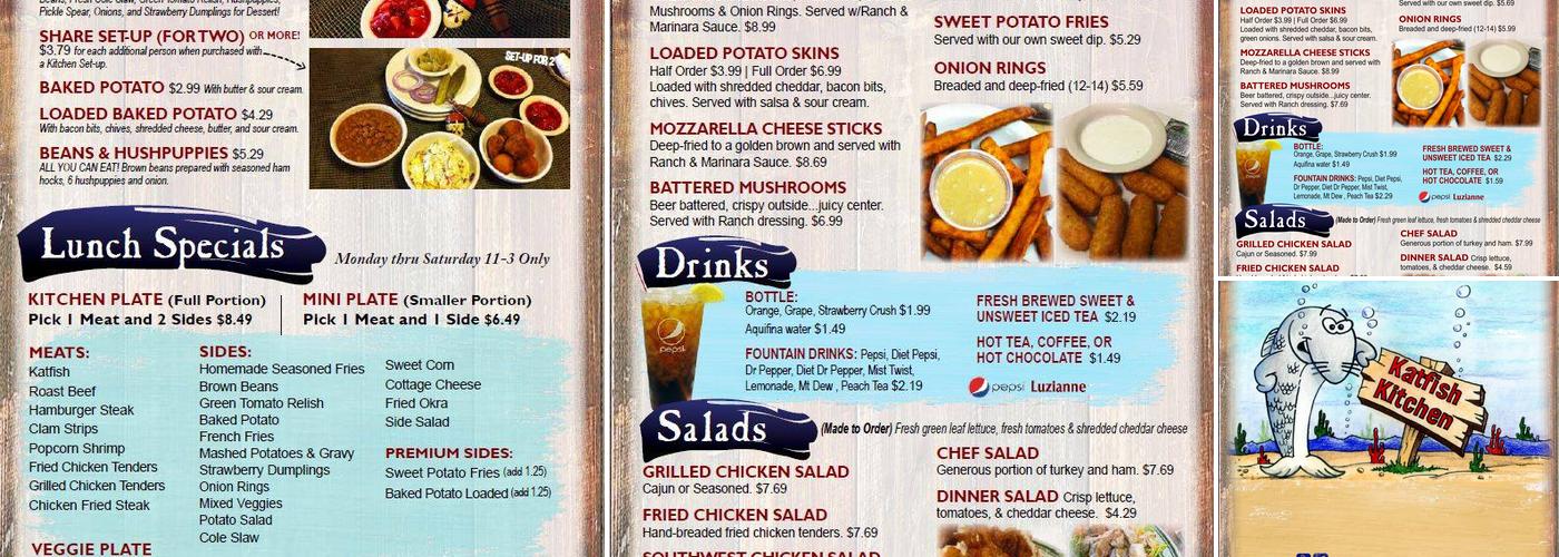Katfish Kitchen Menu