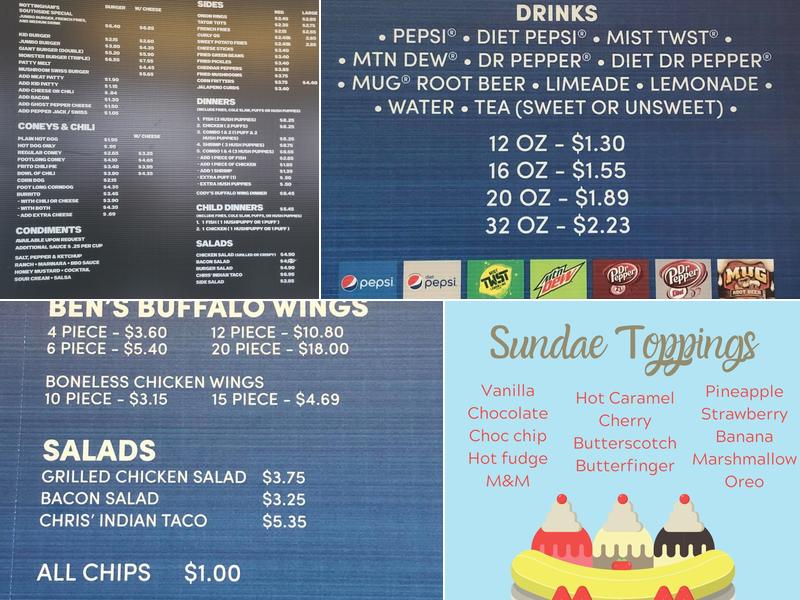 Southside Drive-In Menu