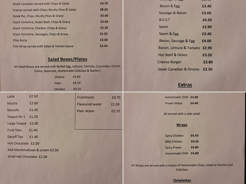 Cafe 509 Menu