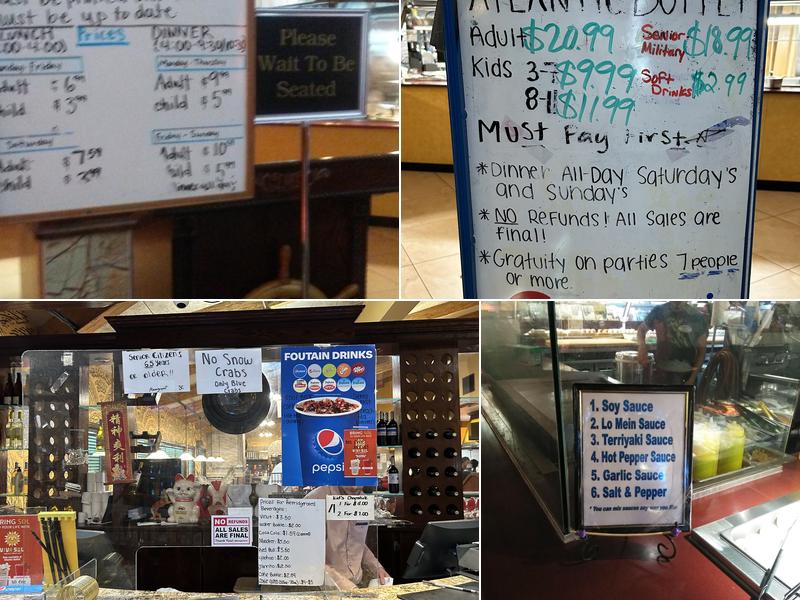 Atlantic Buffet Menu