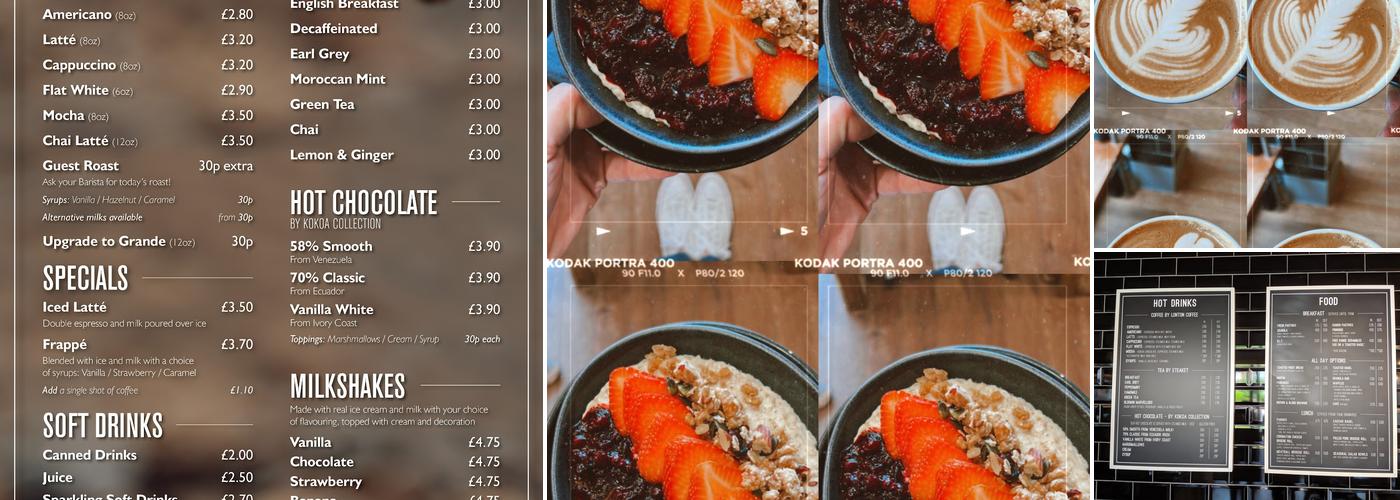 Brew Bar Harrogate Menu