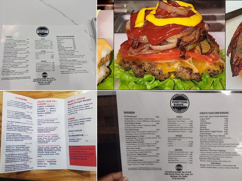 Everything Burger Menu
