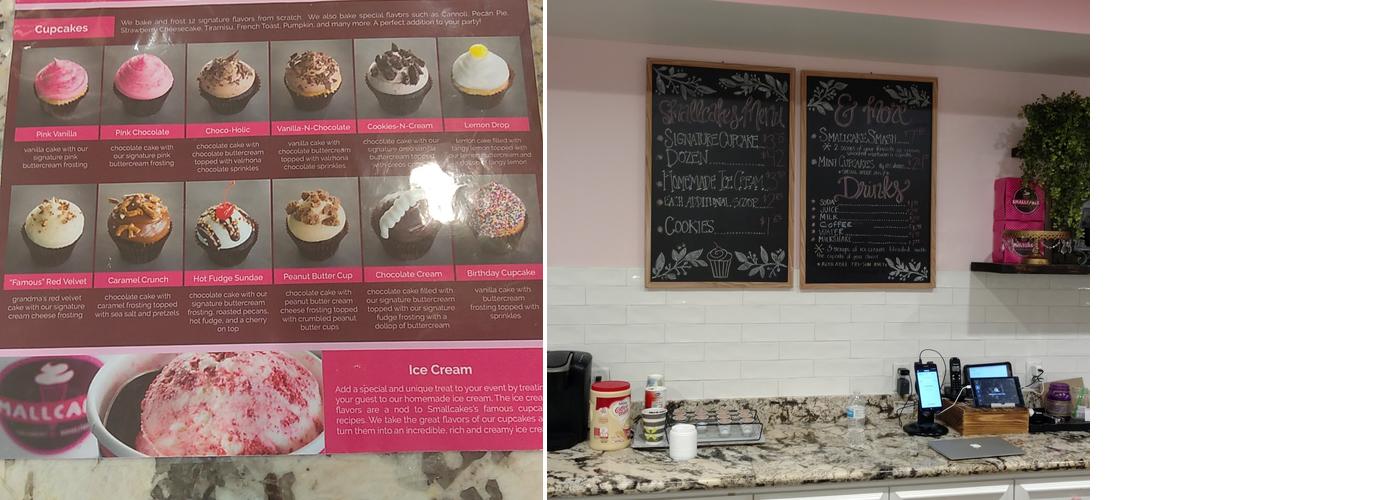 Smallcakes Menu
