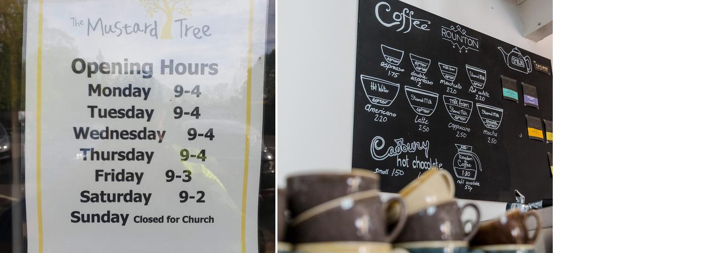 The Mustard Tree Cafe Menu