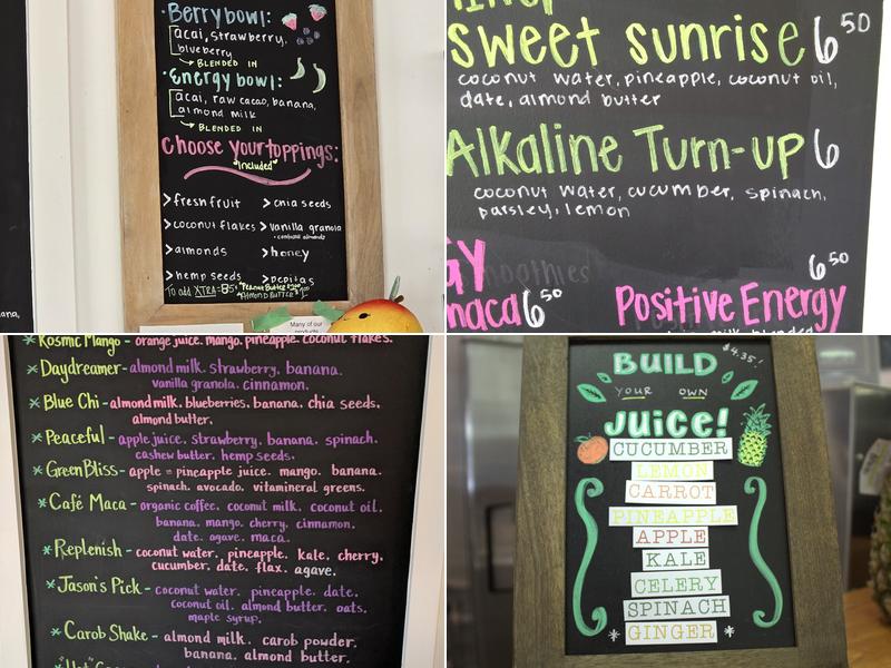 Mango Tree Smoothies Menu