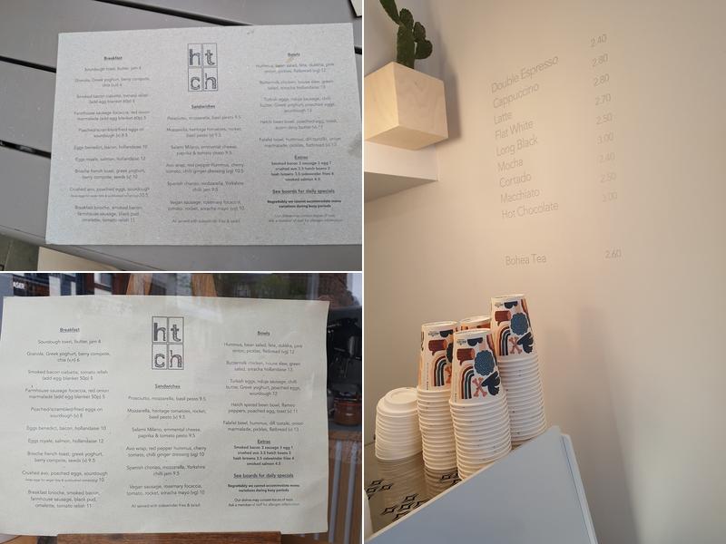 Hatch Luncheonette Menu