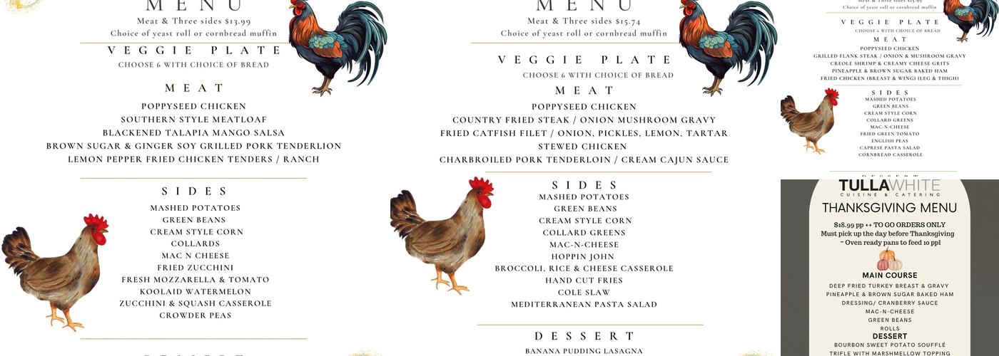 Venucci Menu