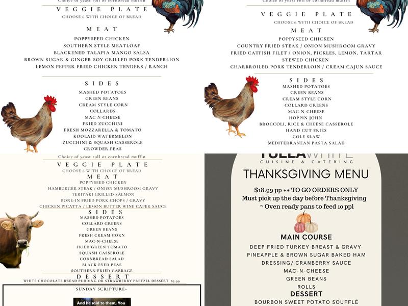 Venucci Menu