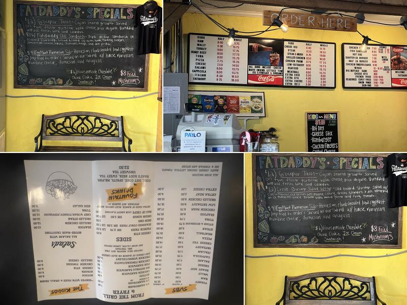 Fatdaddy's Menu