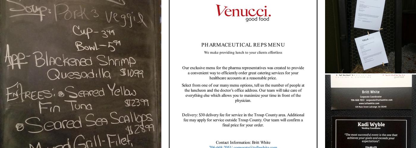 Tulla White Cuisine & Catering Menu