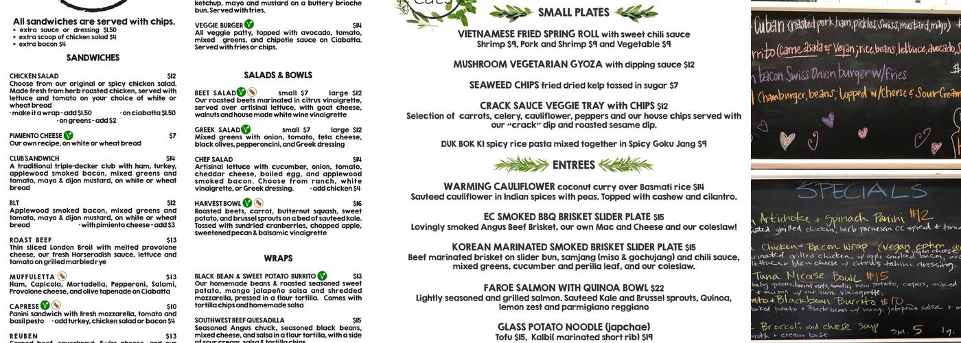 505 Eats Menu