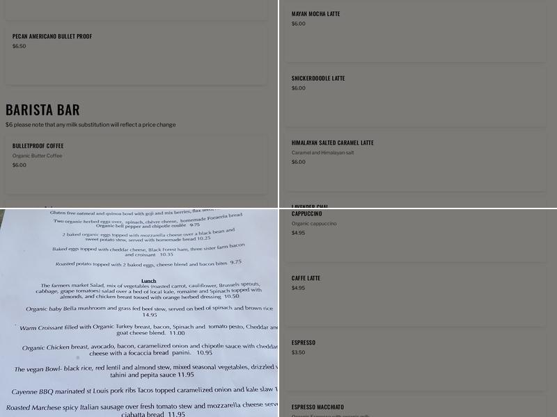The Wheel Kitchen Menu
