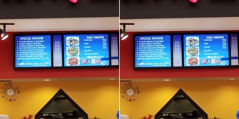 Hong Kong Express Menu