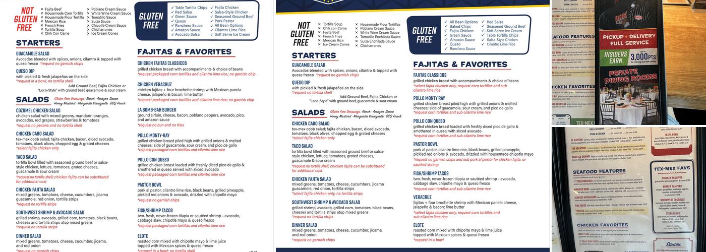 Gringo's Mexican Kitchen {Cypress} Menu