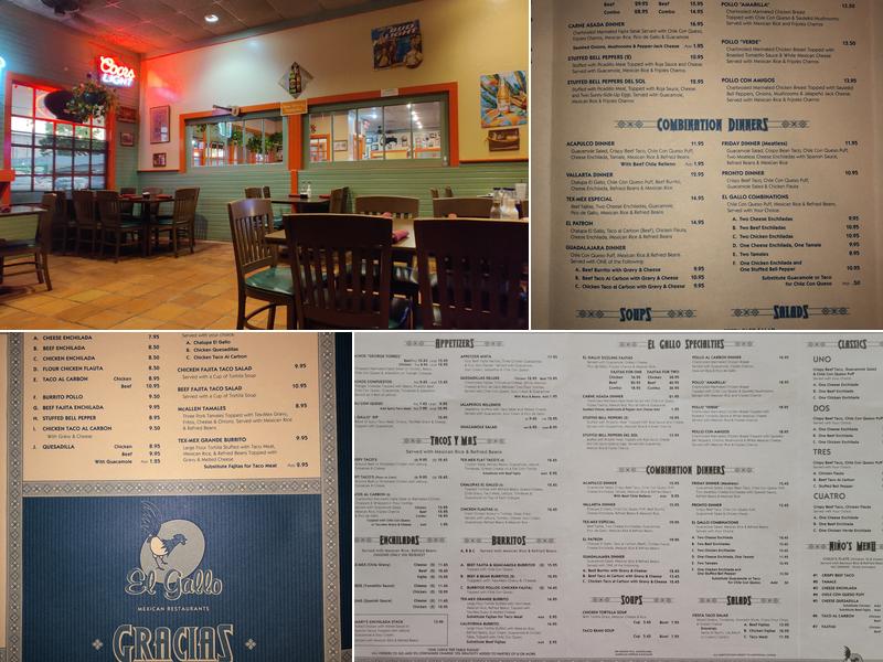 El Gallo Menu