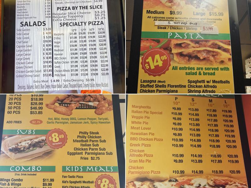 Italian Pie (In Dacula GA) Menu