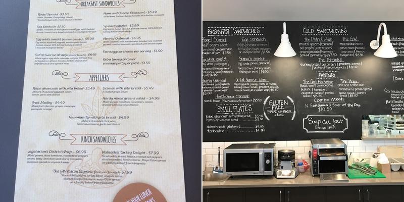 Kristina's Cafe Menu