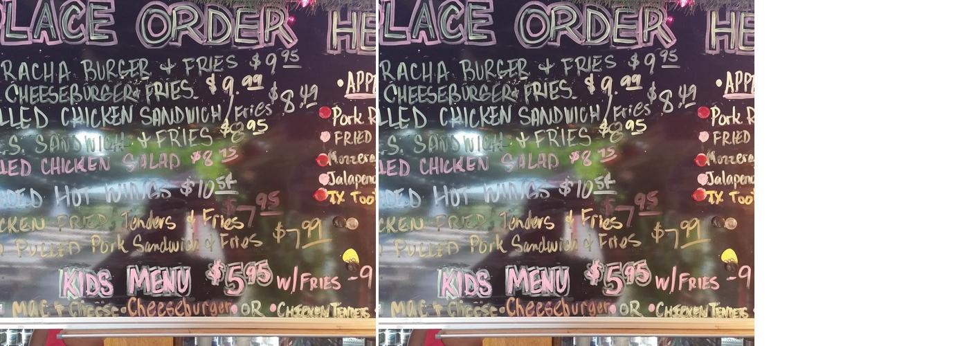 Skip's Menu