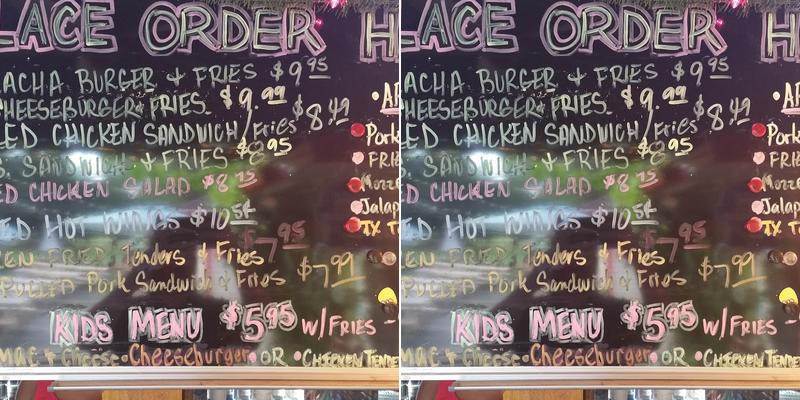 Skip's Menu