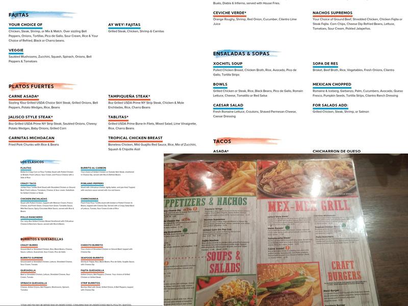 Frontera Mexican Kitchen Menu