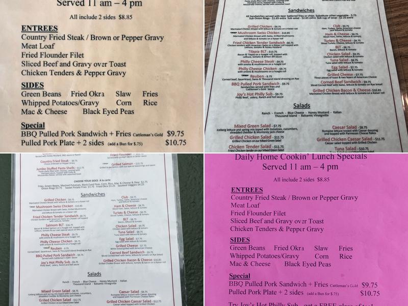 The Flying Machine Menu