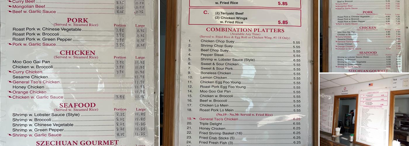 Chinese Kitchen Menu