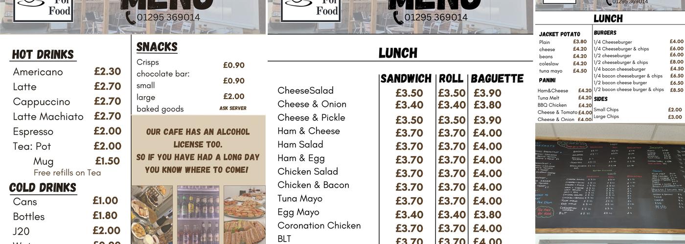 Best Place For Food Menu