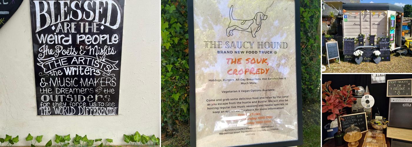 The Saucy Hound Menu