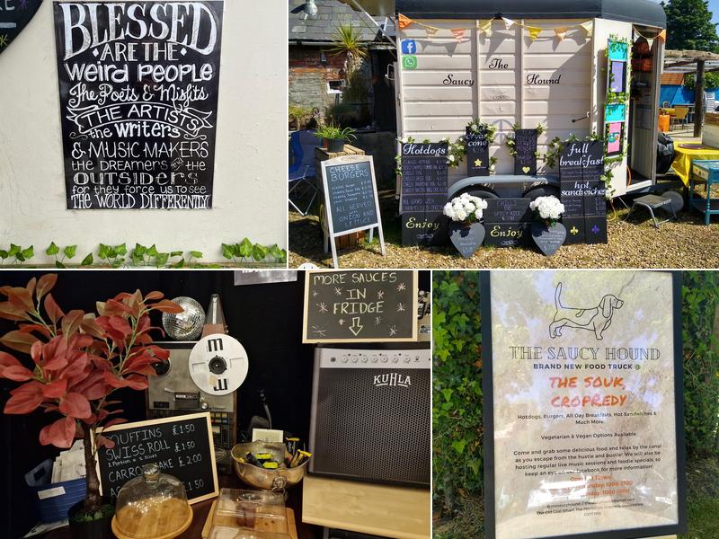 The Saucy Hound Menu