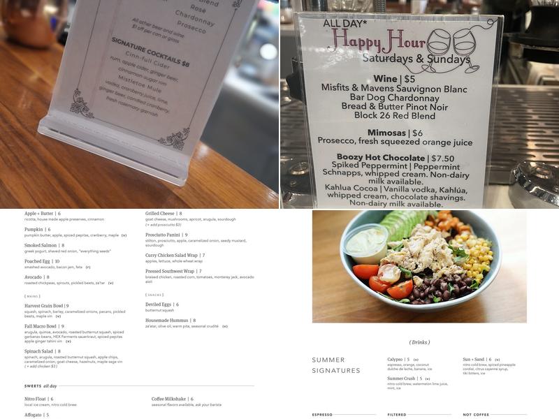 Ceremony Coffee Roasters - Harbor Point Menu