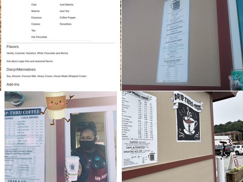 Drip-Thru Coffee® Menu