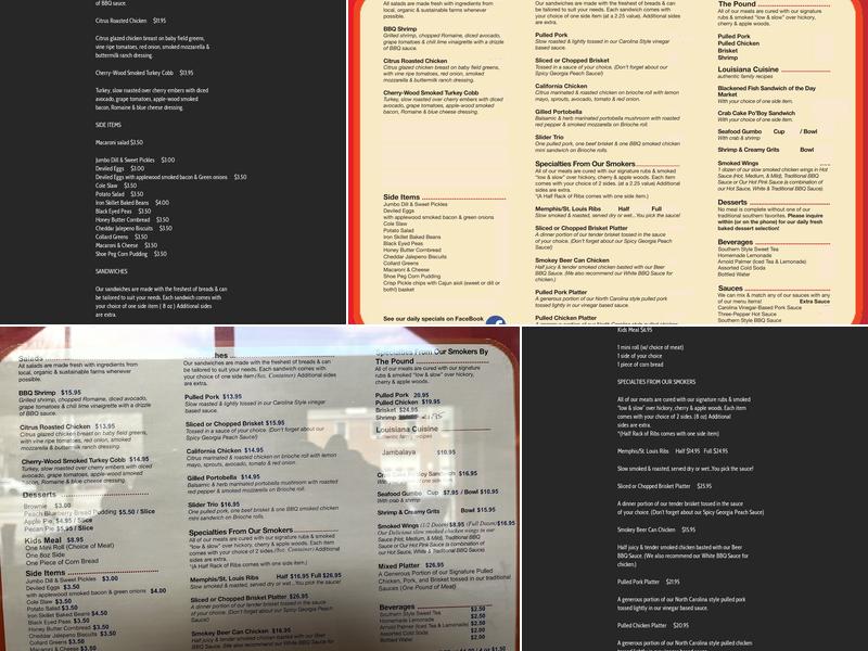 When Pigs Fly Menu