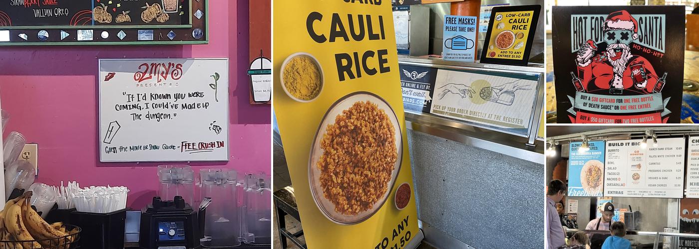 Freebirds World Burrito Menu