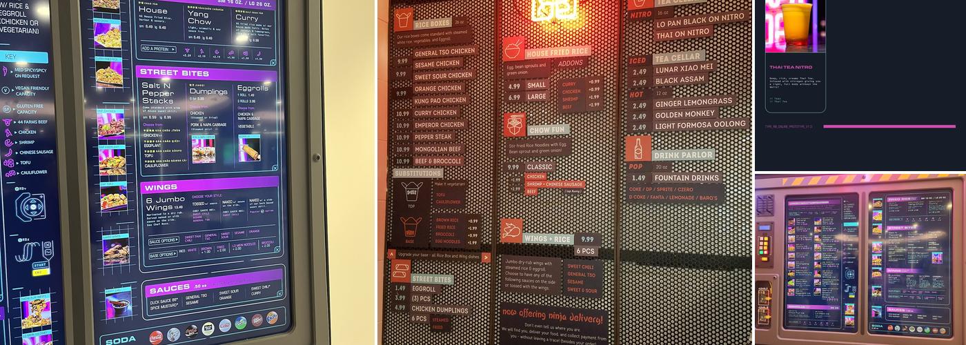 The Rice Box Menu