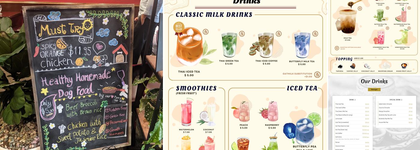 Morningside Thai restaurant Menu