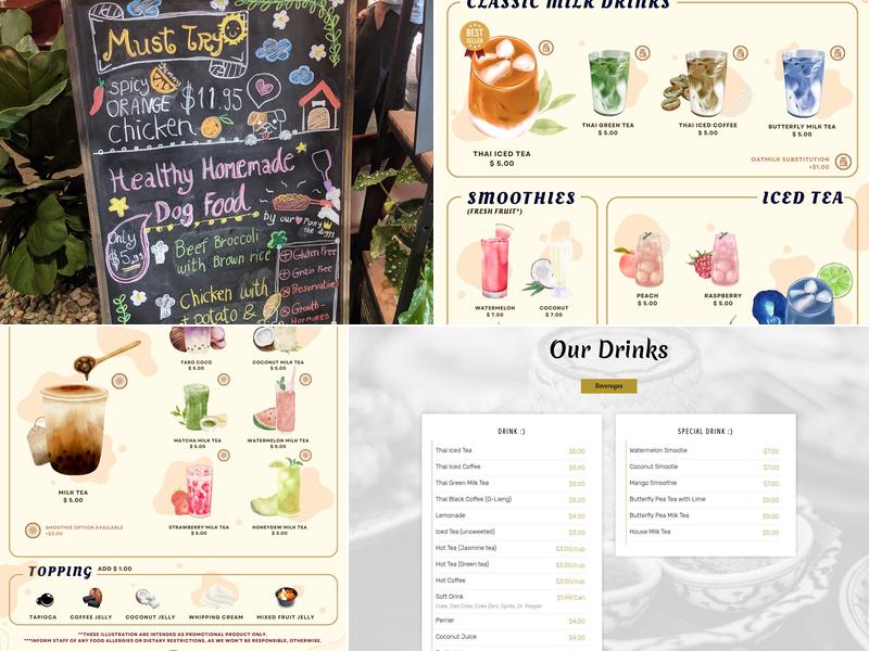 Morningside Thai restaurant Menu