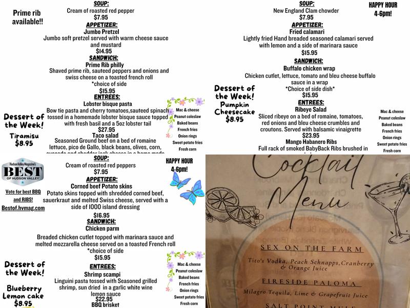 Fireside Barbecue & Grill Menu