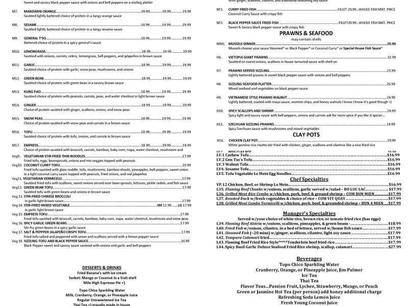 Vietopia Menu
