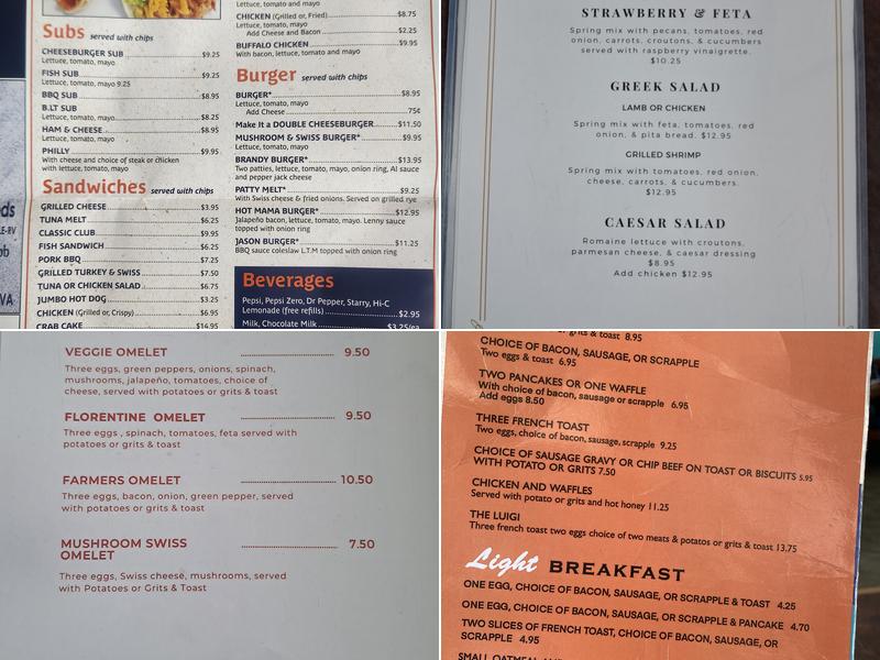 Lenny's Restaurant Menu