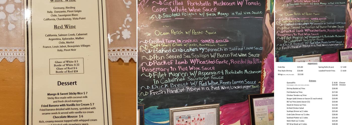 LightHouse Restaurant Menu